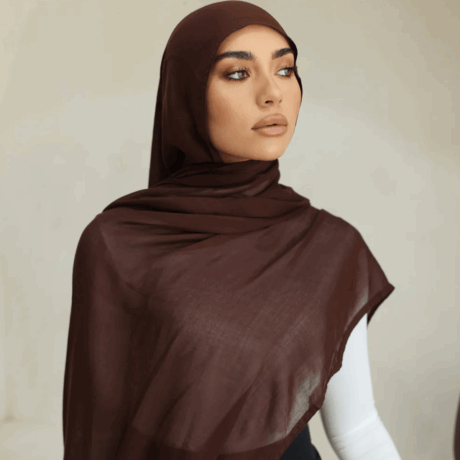 Luxe Double Stitch Hijab - Saffron